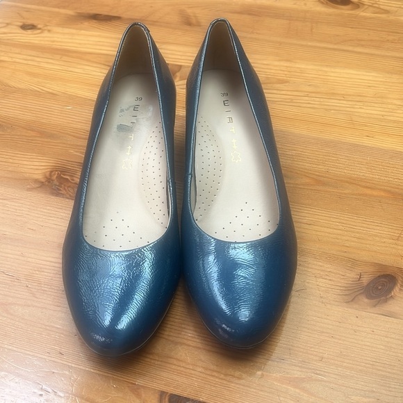 Wirth leather blue pumps size 39 - Picture 2 of 15